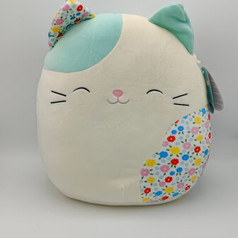 Kesla the Floral Cat - 12 inch Squishmallow (Incl. Adoptiecertificaat)