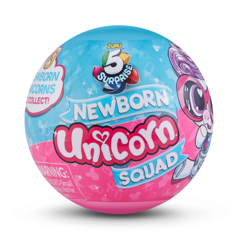 5 Surprise Newborn Unicorn Squad