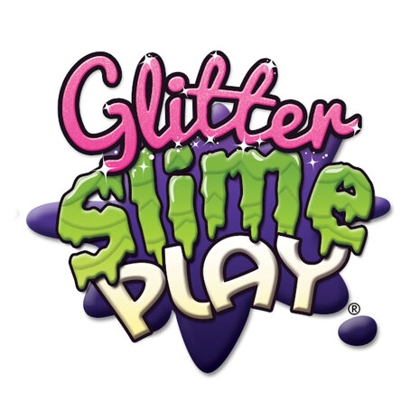 Glitter Slime Play - Aqua Blue