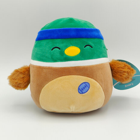 Avery the Mallard Duck with Sweatband - 7.5 inch Squishmallow (Incl. Adoptiecertificaat)