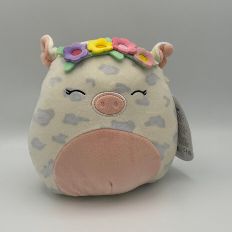 Rosie with a flower crown - 7.5 inch Squishmallow (Incl. Adoptiecertificaat)